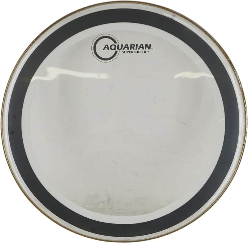 Aquarian Super Kick II Clear Bass Drum Head 26'' - SKII26 image 1