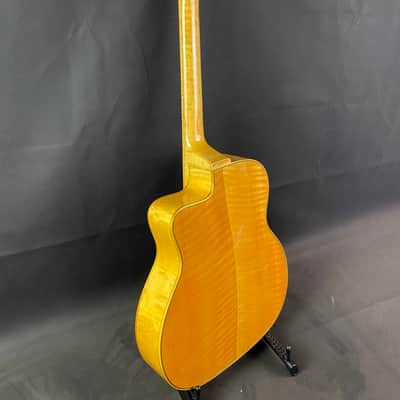 yunzhi Cheap handmade  Gypsy guitars Tiger stripes maple 2020 Tiger stripes image 6