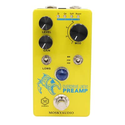 Distortion/Overdrive/Preamp Guitar Effect Pedal 4 Mode Switch imagen 1