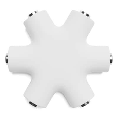 ExcelValley [White] Mono Patch Cable Splitter Hub 6 Port 5 Way TS 3.5mm 1/8" Modular Synth Eurorack image 4
