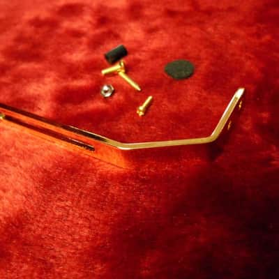GRETSCH HOLLOWBODY GUITAR GOLD PICKGUARD BRACKET KIT & SCREWS 6120 Chet Atkins Country Gentleman image 1