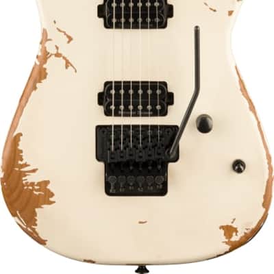Charvel Pro-Mod Relic San Dimas Style 1 Electric Guitar. HH FR PF, Pau Ferro Fingerboard, Weathered White image 4