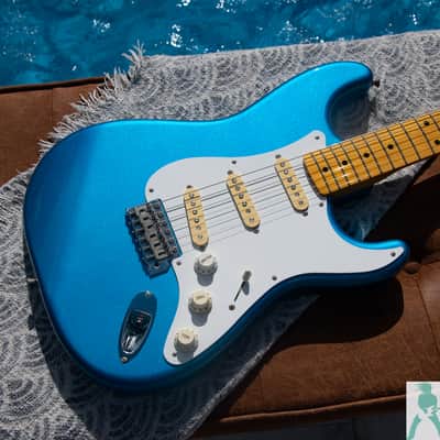 2010 Fender ST-57 Stratocaster Reissue MIJ -Limited Edition Lake Placid Blue Finish - Pro Set Up w Perfect Frets/Action/intonation! image 17