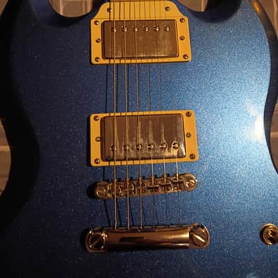 Epiphone SG Muse 2020 Radio Blue Metallic HH Double Cut image 3