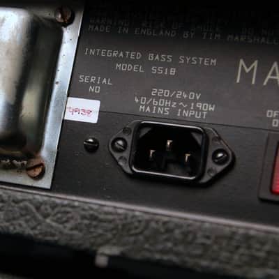 *All Original* 1986 Marshall 5518 Rare Combo Bass Amp | Integrated Bass System Head – Vintage UK-Made Bass Amp – Original 8 ohm Celestion Speaker | Recently Serviced image 11
