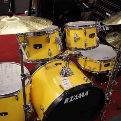 Tama Imperialstar IE52C 5 Piece Drums Set w/Hardware & Meinl HCS Cymbals Electric Yellow image 6