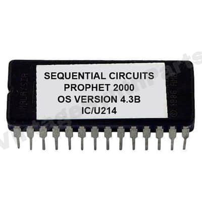 Sequential Circuit Prophet 2000 2002 OS ROM 4.3b Firmware UpgradeUpdate Eprom