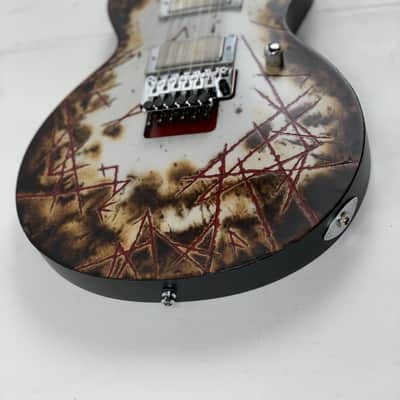 ESP RZK-II Burnt Richard Z Distressed Electric Guitar + Hard Case Made in Japan EMG - In Stock image 9