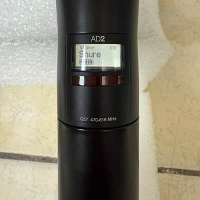 Shure AD2 Handheld Transmitter (G57: 470–616 MHz), worldwide shipping image 2