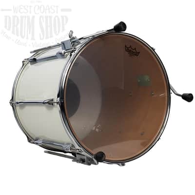 Used Yamaha 9000 16x16 Recording Custom Floor Tom White Wrap image 2