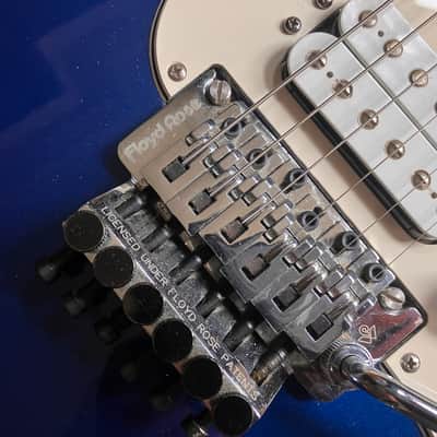 2005 Fender Stratocaster Floyd Rose Electric Guitar Mexico HSS 60th Anniversary image 5
