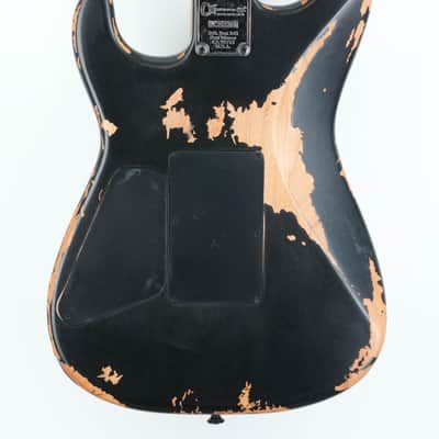 Charvel Pro-Mod Relic San Dimas Style 1 HH FR PF Weathered Black image 8