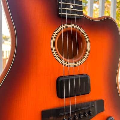 Fender American Acoustasonic Jazzmaster Sunburst image 3