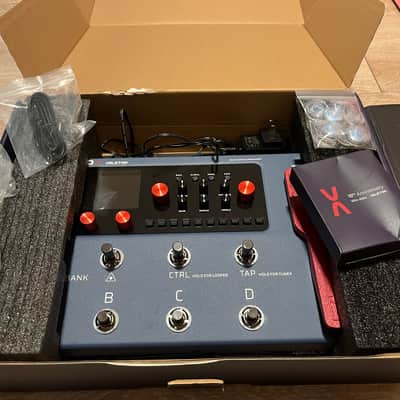 Valeton GP-200Xwith GP-200X Multi-Effects Processor 10th Anniversary Blue & Red image 16