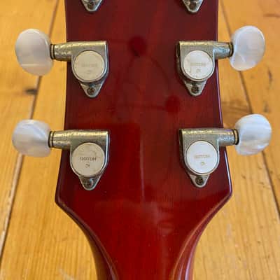 Burny Single Cutaway Custom RLC-75 AF 3 Pickup w/ Original Case 1990's Sunburst Ace Frehley image 23