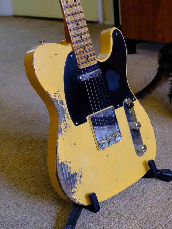 Fender 51 nocaster featherweight heavy relic 2025 - No caster blond