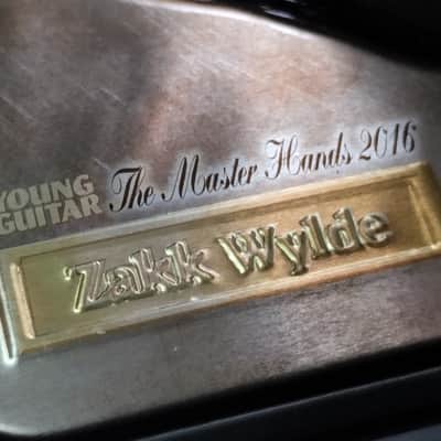Slash & Zakk Wylde Handprint Plate The Master Hands 2015-16 Young Guitar image 5