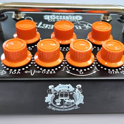 Orange Bax Bangeetar guitar Pre-EQ Preamp Overdrive Distortion Pedal image 4