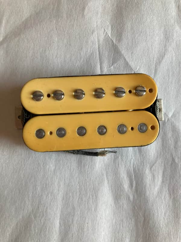 Gibson Patent Pending Humbucker Pickup RARE! Double 1970s - Cream / White image 1