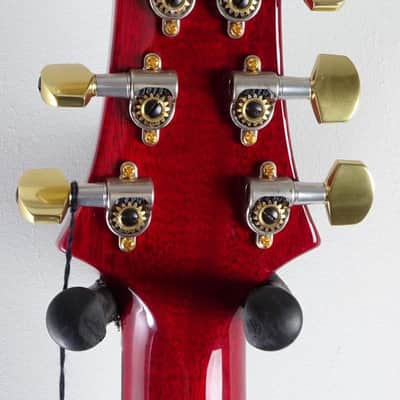 PRS Custom 24 Wood Library Charcoal Cherry burst image 4