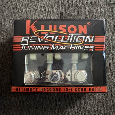 Kluson KRGL-3-NP Revolution 3x3 Tuners - Nickel image 1
