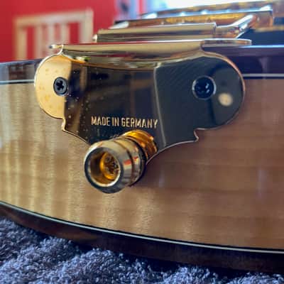 Höfner 5000/1 Deluxe Violin Bass (1994, Rare, Vintage), Blonde + Gold-Hardware + Case image 11