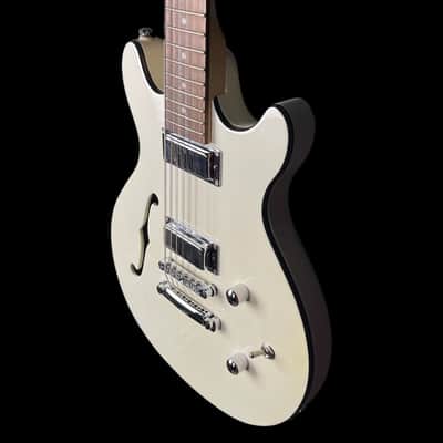 Daisy Rock Retro-H 12 String Electric Guitar in White Pearl W/ Gigbag image 2
