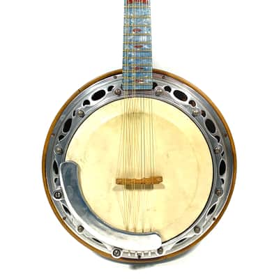 Mandolin-Banjo (Banjolin) Jacobacci's Workshop Decorated from 1947 image 9