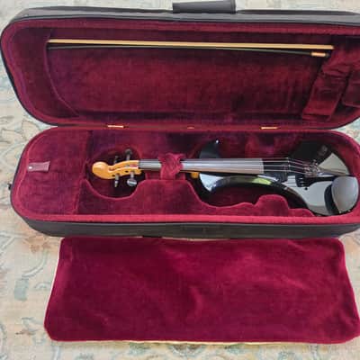 Zeta Strados Electric Violin 4/4 – Black with Zeta Case – FREE SHIP! image 1
