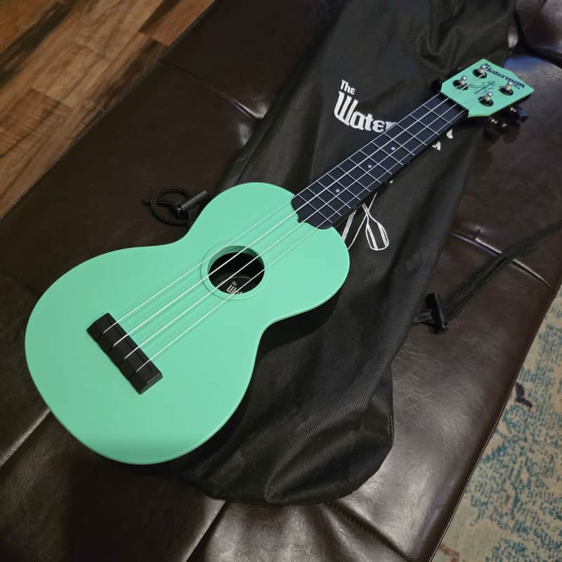 Used Kala Waterman Seafoam Green Soprano Ukulele w/ Bag image 1