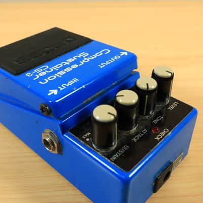 BOSS CS-3 Compression Sustainer 1985 Vintage Guitar Pedal Made in Japan image 9