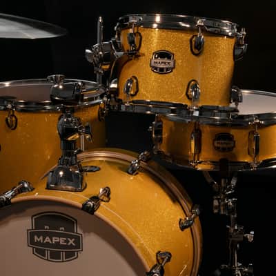 MAPEX IT MA486SYD MARS BIRCH BE BOP 4 PEZZI SUNFLOWER SPARKLE image 5