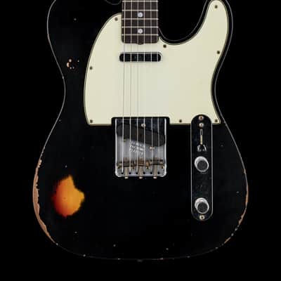 Fender Custom Shop Empire 67 Telecaster Relic - Aged Black/3-Color Sunburst  #43220 image 1