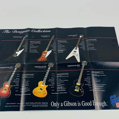 Gibson Rudolf Schenker/Guitar Models Poster 1993 image 2