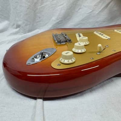 Fender Parts Stratocaster - American Professional HSS Shawbucker neck on American Standard Ash body Guitar 2019 - Sienna Sunburst / Rosewood fingerboard image 17