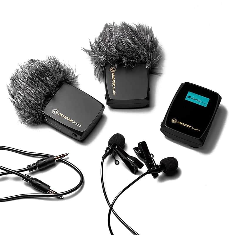 MOZA MIRFAK Audio WE10 Pro Dual-Channel Wireless Microphone System for Lavalier/Short Video Radio Collocation Dual-Channel Receiver image 1