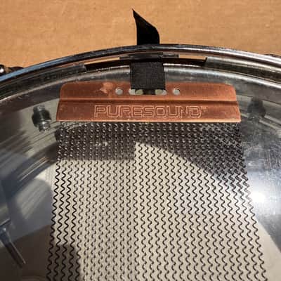 Unbranded 14" x 5" Chrome Snare Drum w/ Puresound Wires - Used, Good Condition image 7