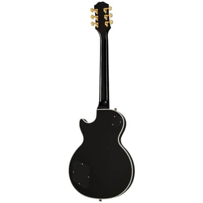 Epiphone Les Paul Custom Electric Guitar Ebony image 3