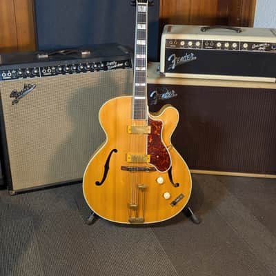 Epiphone Zephyr DeLuxe Regent Electric Archtop w/Case - Natural Blonde (1951) image 1