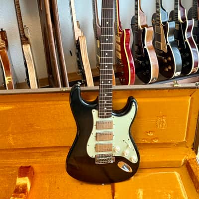 Fender Custom Shop Stratocaster 3 Humbuckers - Ebony Transparent image 2