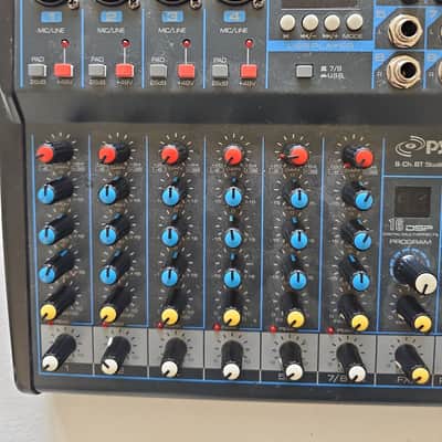 Pyle Bluetooth 8 Ch. Studio / DJ Controller Audio Mixer Console System PMXU83BT image 3