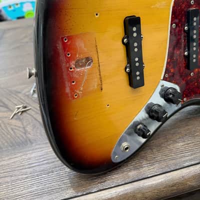 Vintage 1971 Fender Jazz Bass loaded body 1970s Original image 17