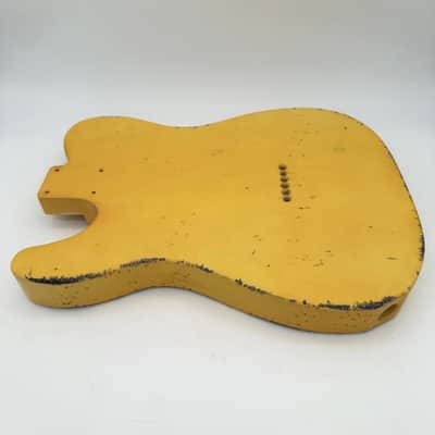 MJT Telecaster Body Relic Nitro Butterscotch Super-Light mjt6714 image 6
