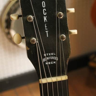 Circa. 1965 Harmony H53 Rocket — Brown Sunburst image 9