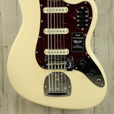 DEMO Fender Vintera III Early '60s Bass VI - Olympic White (168) image 1