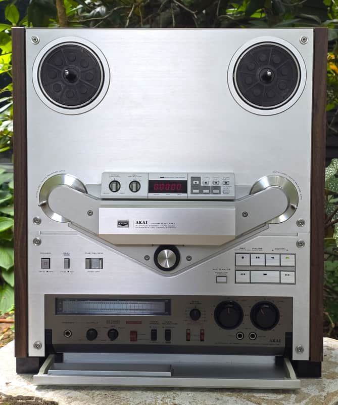 Akai GX-747 4-Track Open Reel Tape Deck, Serviced, Tested, Video Demo, Excellent image 1