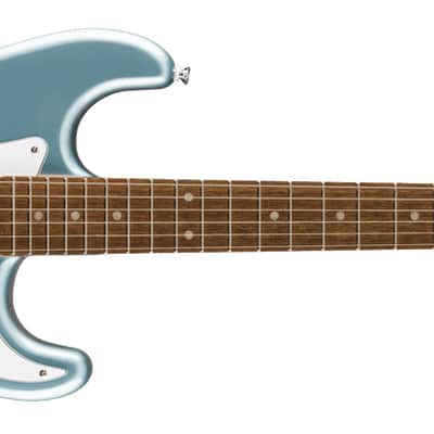 Squier Affinity Series Stratocaster Junior HSS - Laurel Fingerboard - White Pickguard - Ice Blue Metallic image 2