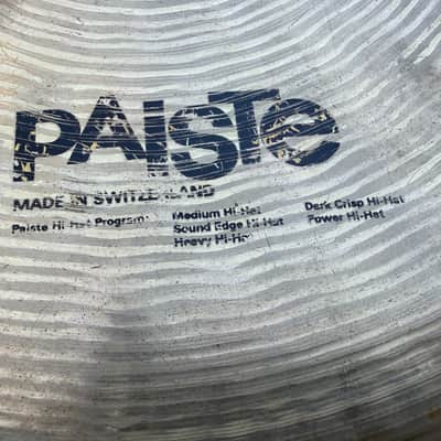 Paiste 14" Signature Dark Crisp Hi-Hat Cymbals (Pair) 1989 - Present - Traditional image 8