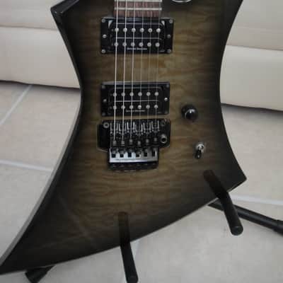 Jackson Kelly Professional MIJ 1990 Trans Black Quilt image 1
