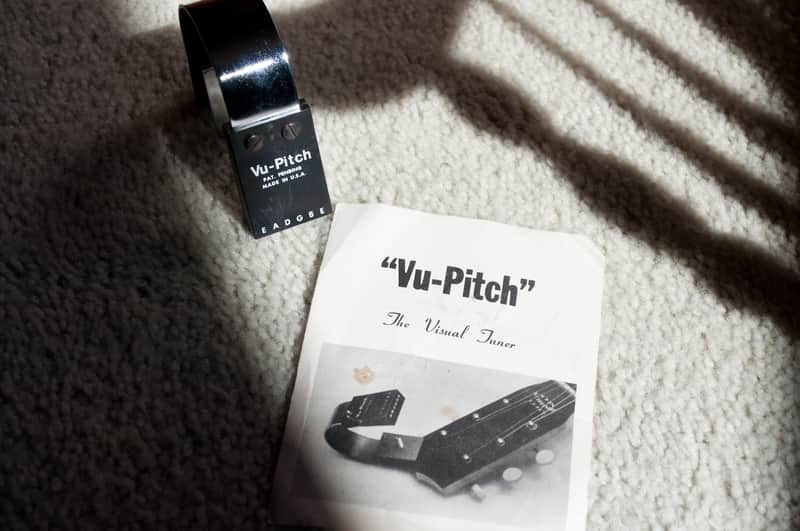 Vu-Pitch Vintage Clip-On Guitar Tuner W. Vibrating Reeds! -RARE! image 1